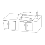 Robam 老板 CS32-9W5H20 78厘米 嵌入式雙頭電磁爐 